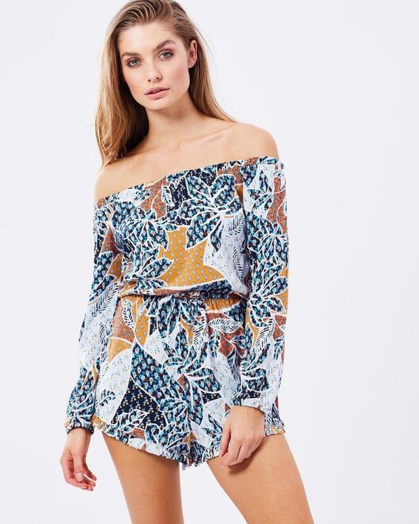 All About Eve Sunset Playsuit